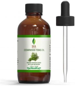 SVA Organics Cedarwood Texas Essential oil 4 oz(118 ml)